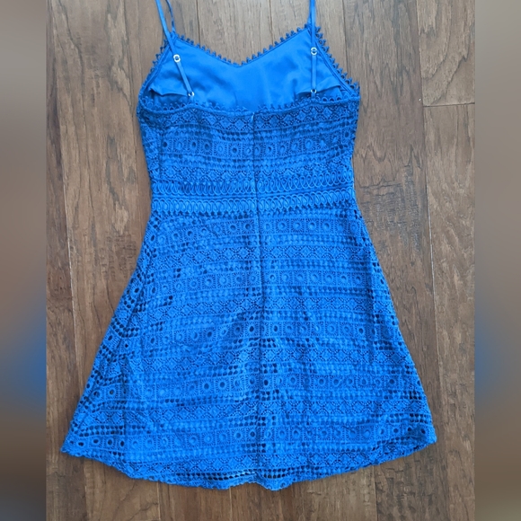 Blue Lace Dress - NWOT - Picture 3 of 6